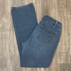 Ann Taylor LOFT Curvy Boot Jeans, Size 10